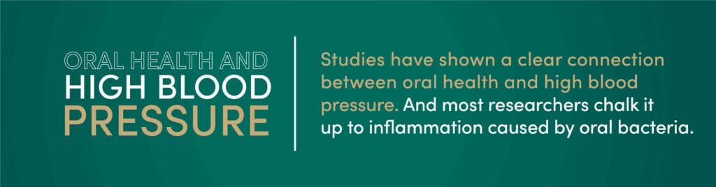 Oral health and high blood pressure